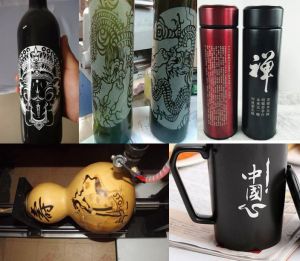 阜阳界首酒瓶葫芦工艺品激光雕刻机